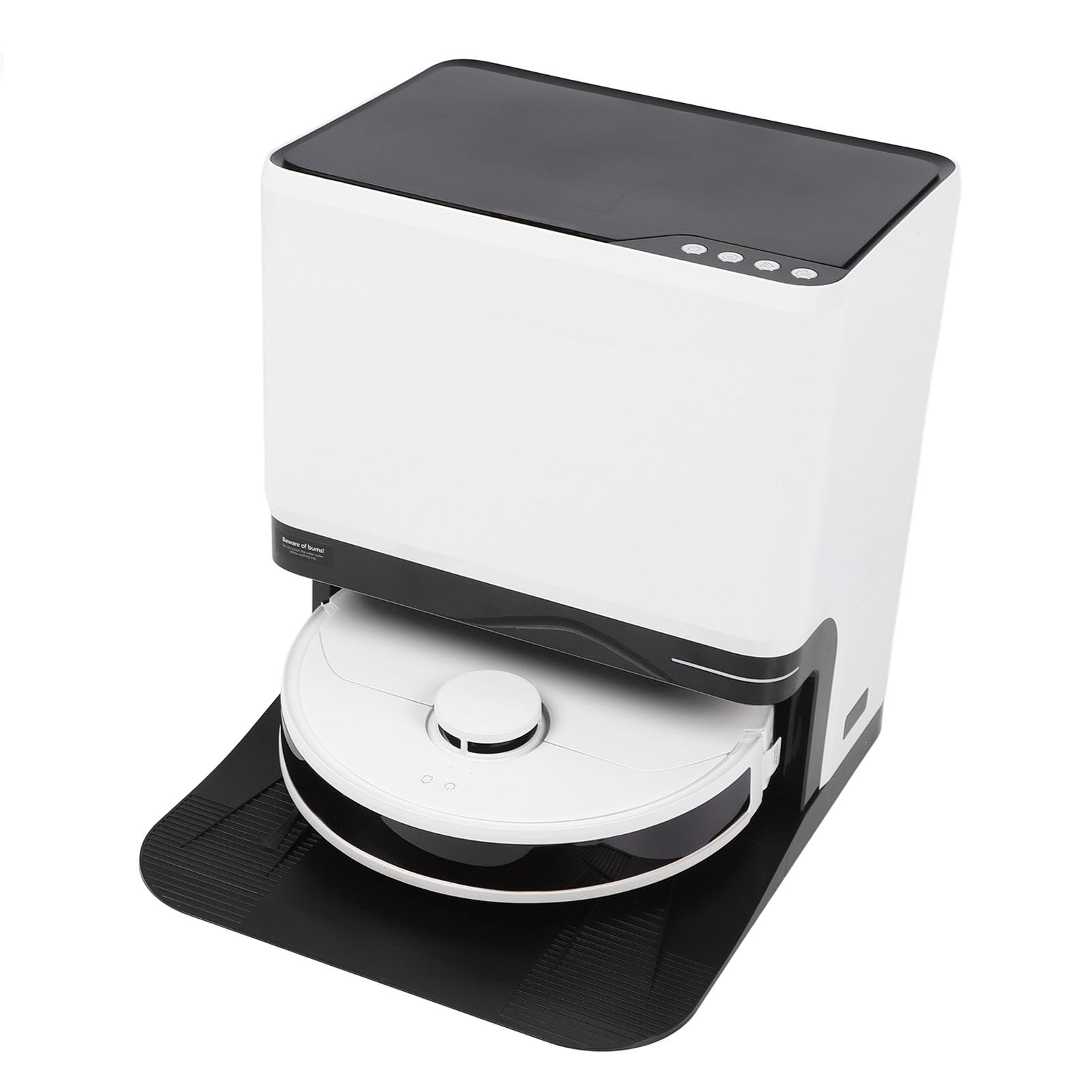 aqxreight Aspirapolvere Robot per Pulizia Automatica del Mop, Base Autosvuotante, Doppi Mop Rotanti, con Copertura di 2.152 piedi², Mappatura Rapida, Pianificazione del Percorso per (Spina