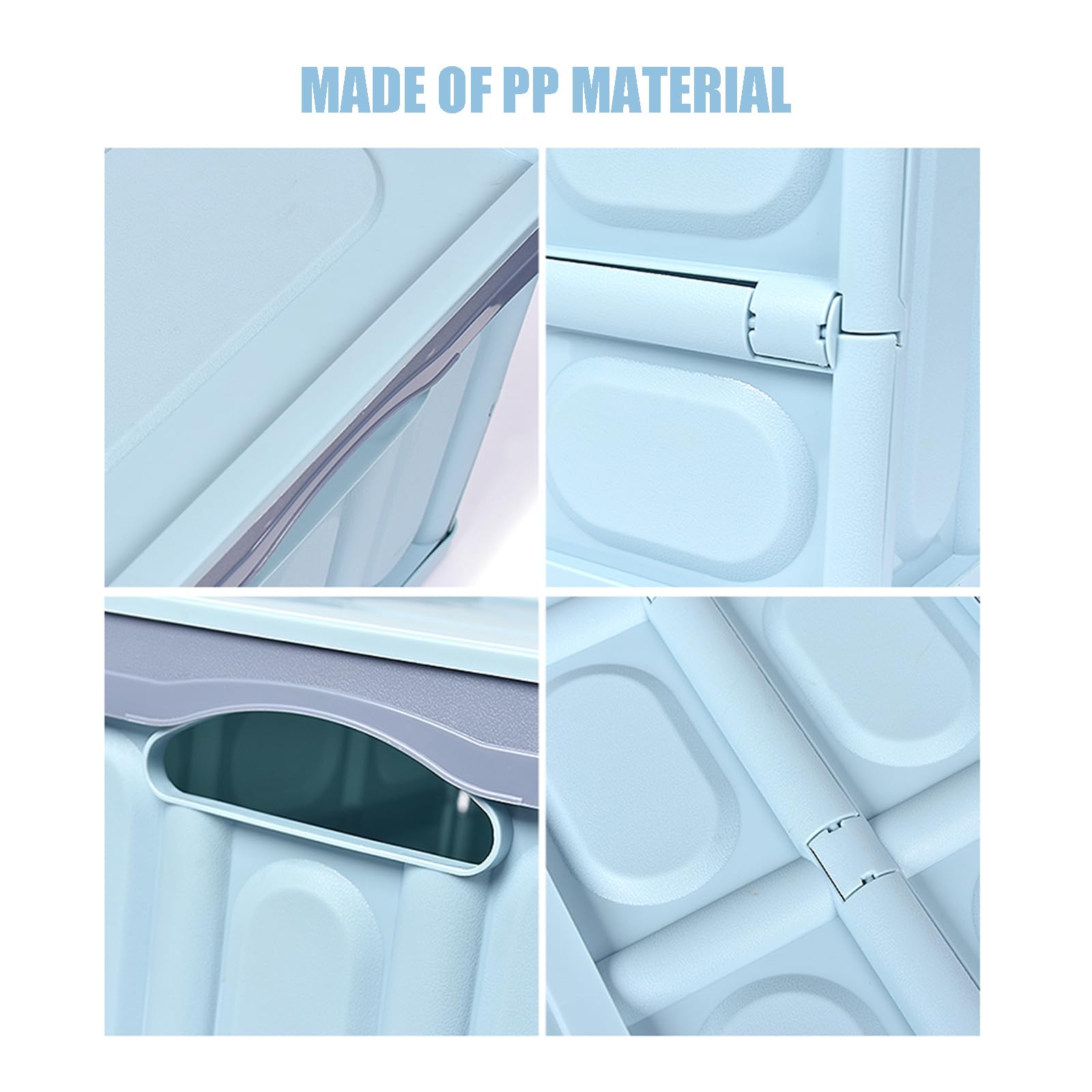 Scatole Portaoggetti Pieghevoli con Coperchio per MG 5 SW EV/MG 4 EH32 MG5 SW/MG4 Scatola portaoggetti per Bagagliaio per Auto Scatola portaogge,55L-52 * 35 * 28cm