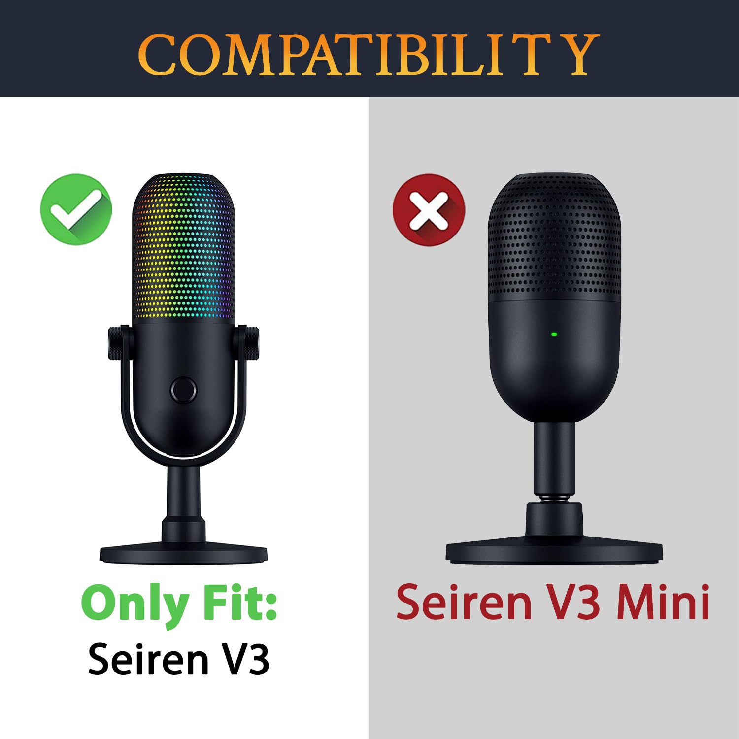 Amazon | SOULWIT 2Pcs マイクロフォン ポップフィルター for Razer