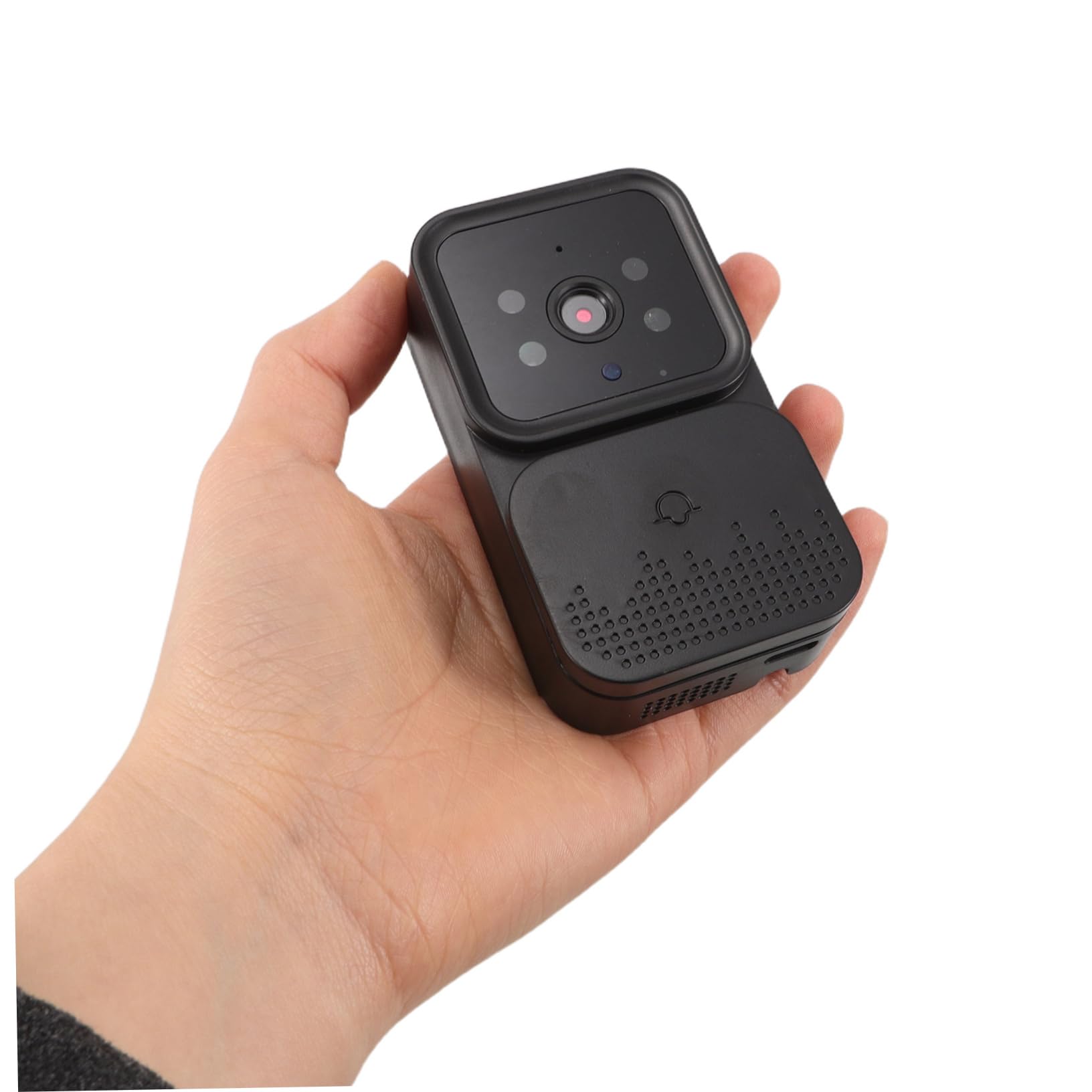 Mikikit Videocitofono con Campanello Wireless Nero con Schermo 4, 3 | Video Monitoring, Comunicazione Bidirezionale, Plastica ed Elettronica, Uso Domestico Remoto