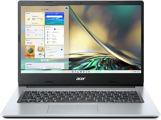 Acer Aspire 3 Laptop (Made in India) (Intel Celeron Dual-Core Processor N4500 | Windows 11 Home | 4 GB | 256GB SSD | Weight : 1.45 Kg| Silver)…