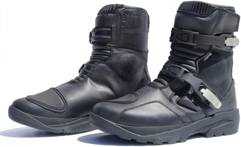 Columbia Mid Adventure Motorcycle Boots (Black, 10)