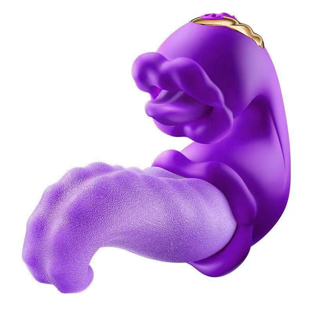 BeHorny Sex Toy Vibrating & Tongue-Licking Vibrator