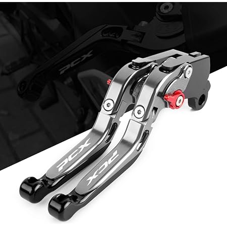 Amazon Cxepi Pcx 125 150 可倒 伸縮式 6段階可調 Cncアルミ ブレーキレバー 21年には適していません ブレーキレバー セット 車 バイク