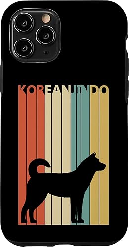 iPhone 11 Pro Vintage Coreano Jindo Dog Case