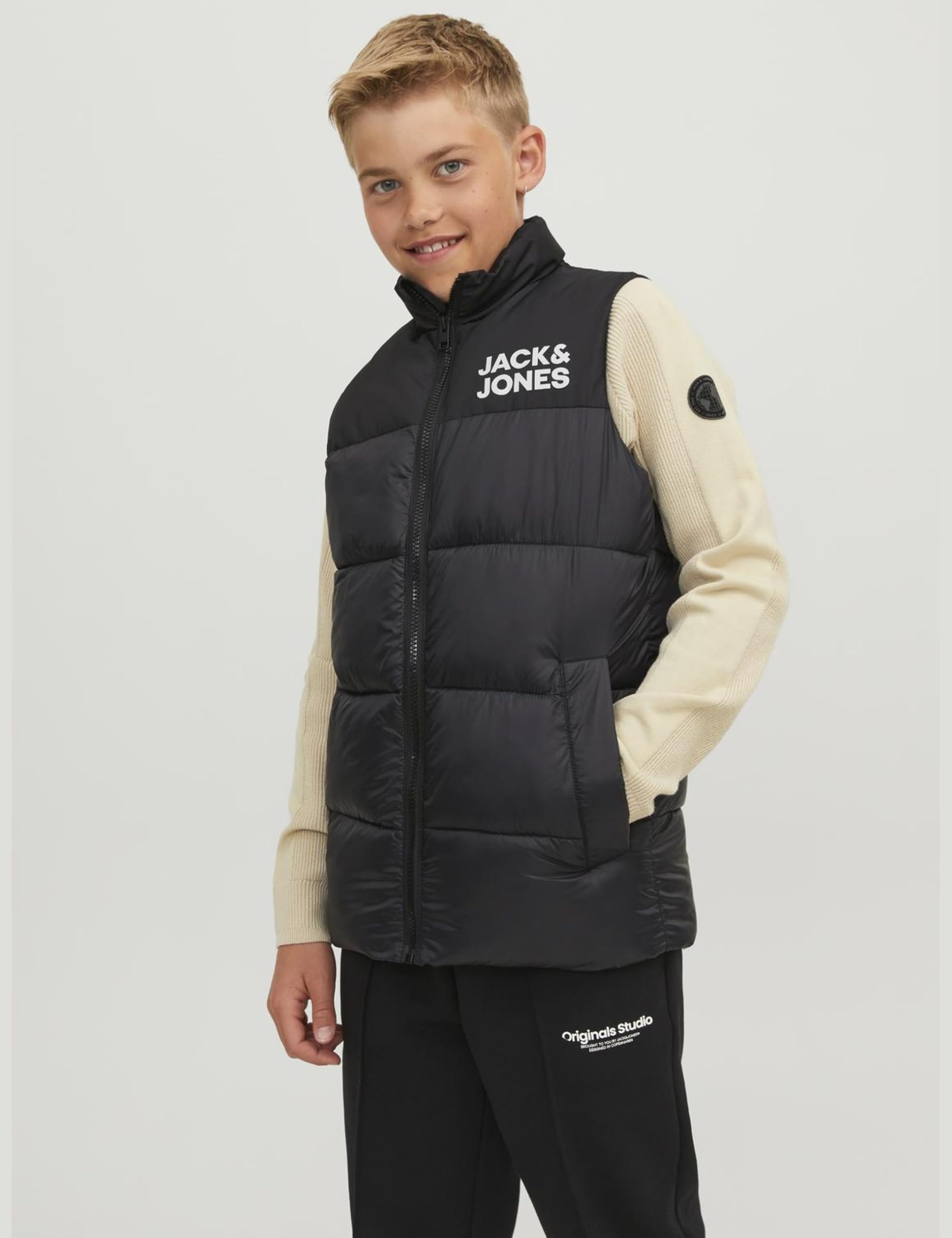 JACK & JONES Jungen Jjetoby Bodywarmer Collar Sn Jnr Jacke