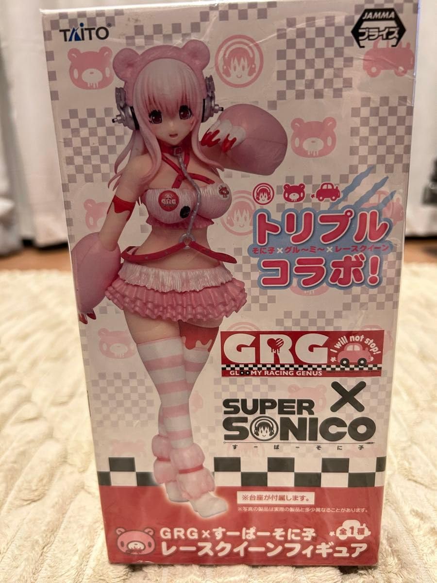 未開封　GRG × すーぱーそに子 レースクイーンフィギュア Amazon | GRG×すーぱーそに子 レースクイーン フィギュア | フィギュア