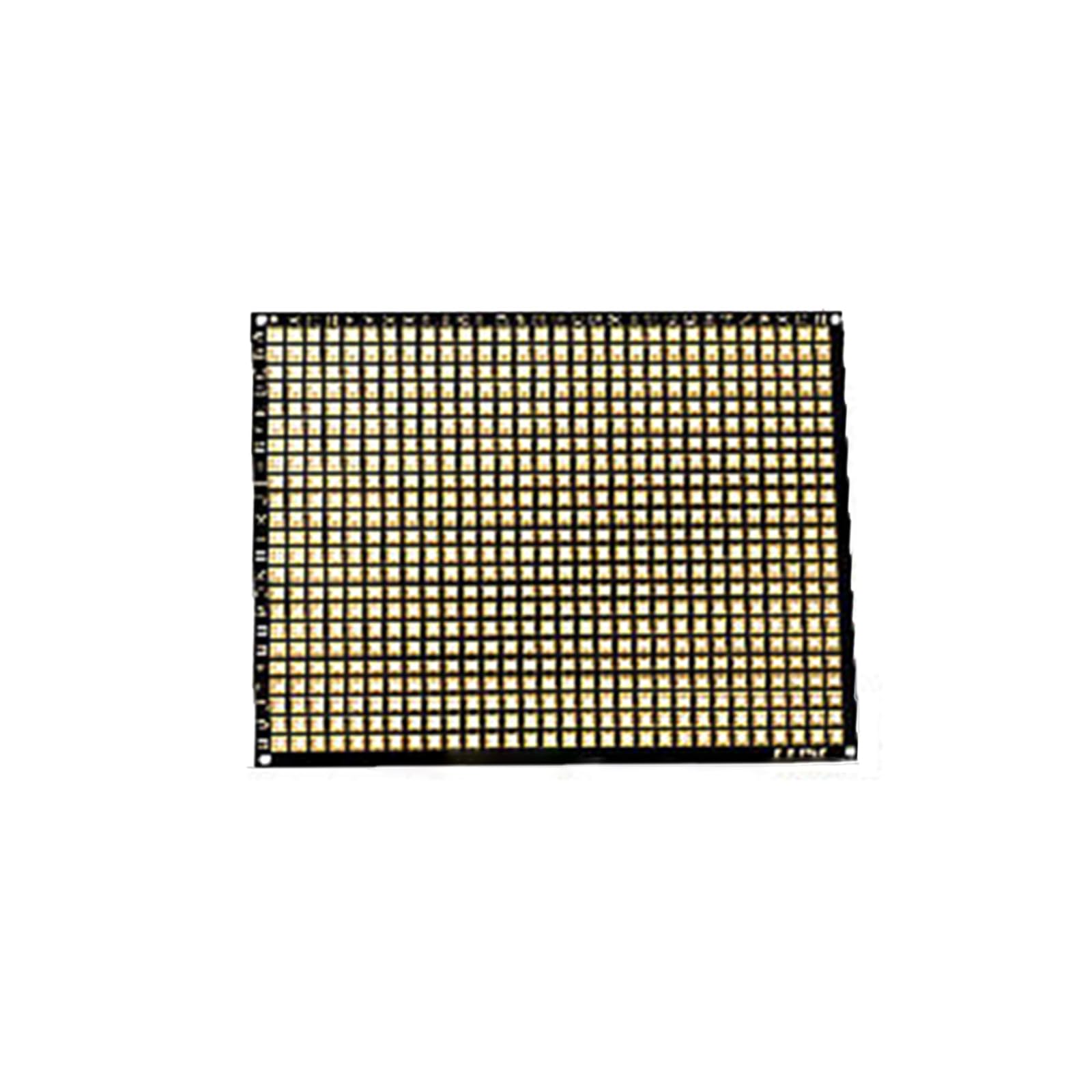 Breadboard Protoboard de una Cara Negro Aceite Oro por Inmersión 6x5cm/2.4x2in para Proyectos de Soldadura Arduino DIY