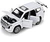 1/32 Compatible with Landcruiser LC300 Model Car Toy,Alloy Pull Back Vehicle with Sounds and Lights for Kids Boys Girls and Adults, Birthday Gift(White)
