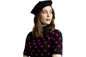 The Epitome of Parisian Chic: Our Sophisticated Solid Color Classic Beanie Winter Cap Beret