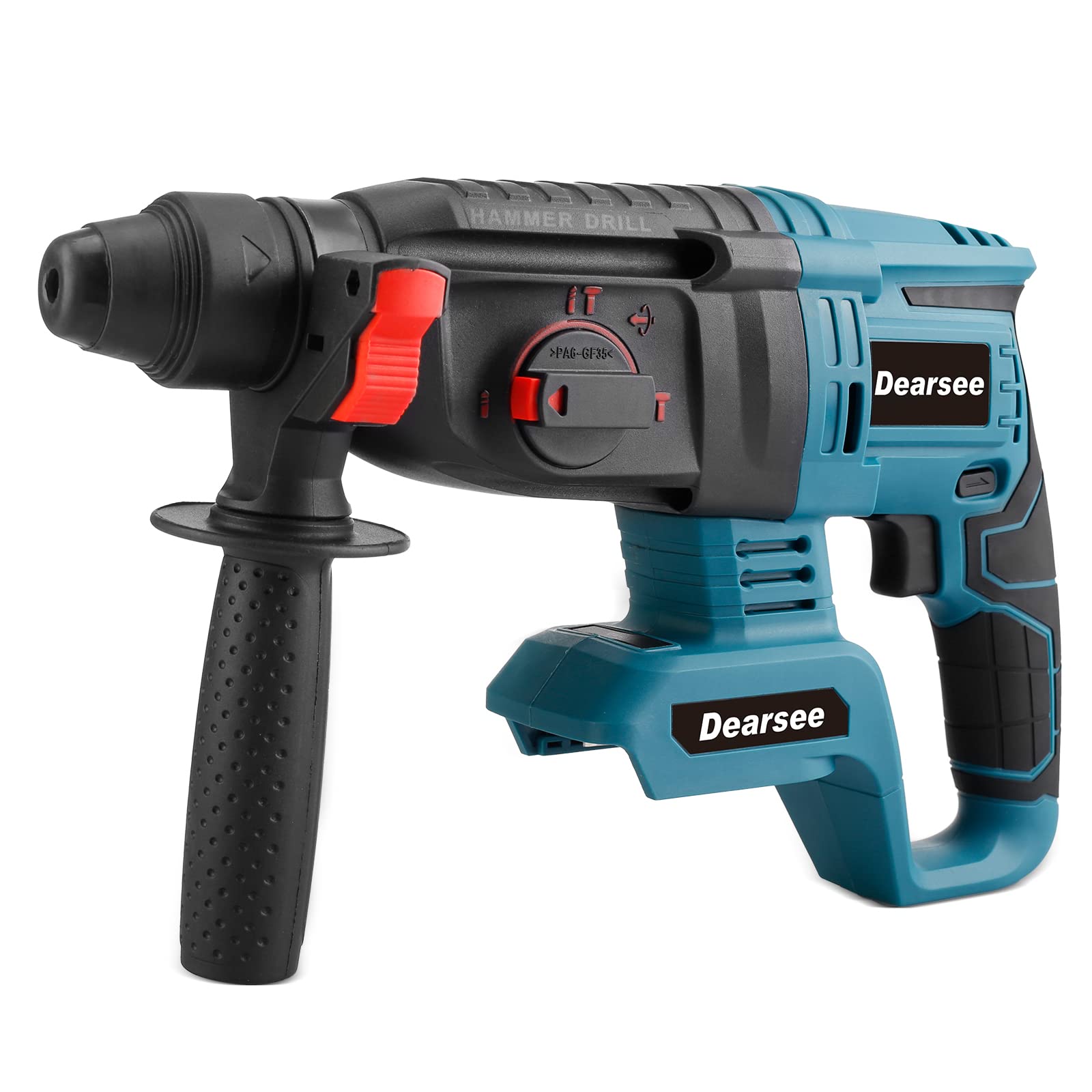 【新品】充電式ハンマードリル 18Vバッテリー専用 SDS PLUS【本体のみ】 Amazon | Dearsee 充電式 コードレスハンマードリル 18V