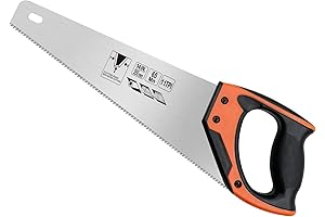 14 Inch Wood Saw Hand, 11 TPI Handsaw Universal With Non-slip Ergonomic...