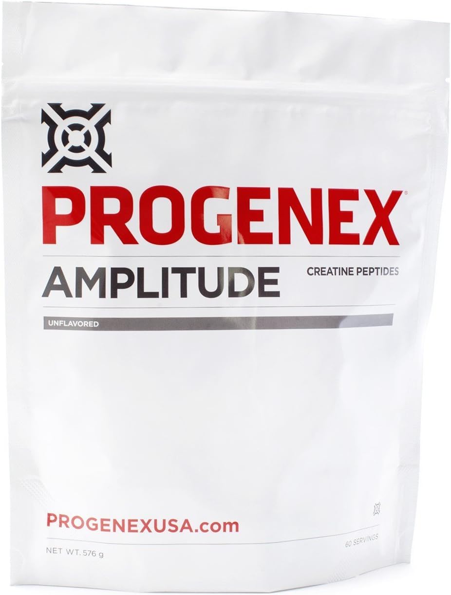 Sponsored Ad - Progenex® Amplitude Creatine Peptides | Increases Lean Muscle Mass | Augments Energy and Explosiveness in Workouts | Tasteless and Mixes Well | 60 Servings