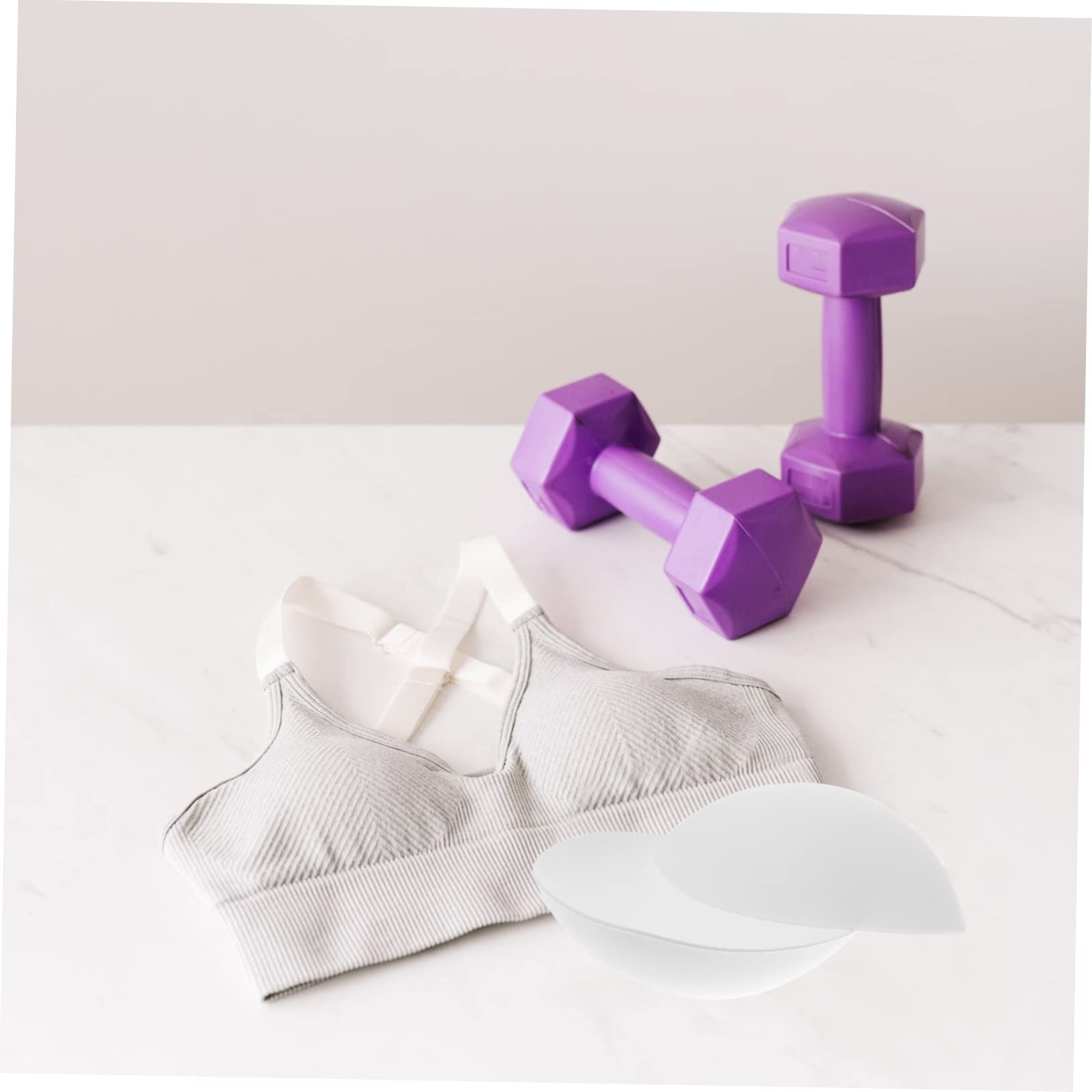 20pares Almohadillas Para Sujetadores Redondas Inserciones Transpirables Para Sujetadores Deportivos Rellenos De Poliéster Para Bikini y Trajes De Baño Comodidad y Adaptabilidad