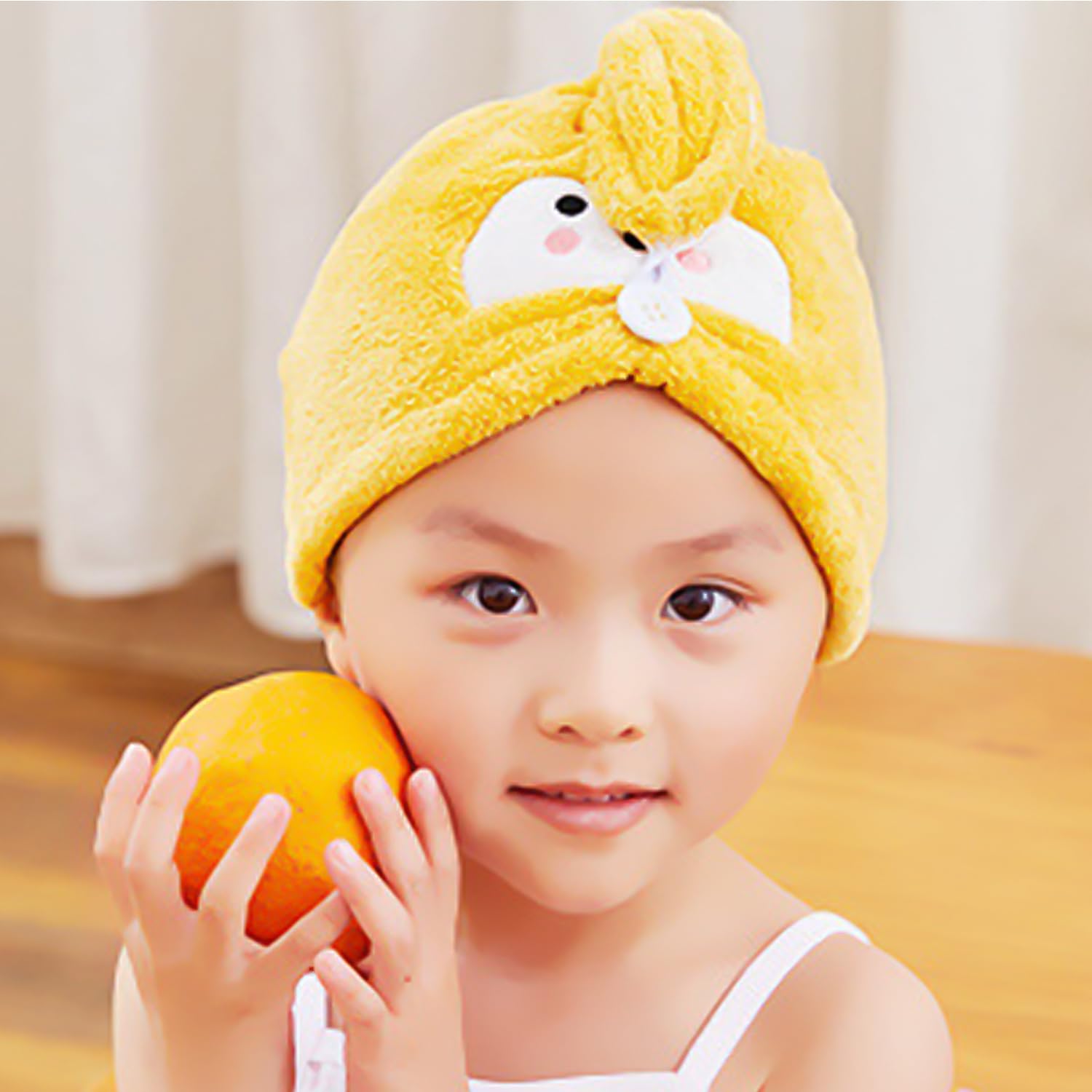 2 Pieces Of Cartoon Hair Drying Caps, Cute Hair Drying Caps, Bath Accessories, Absorbent Hair Drying Caps, Shampoo And Drying Towels - Image 4