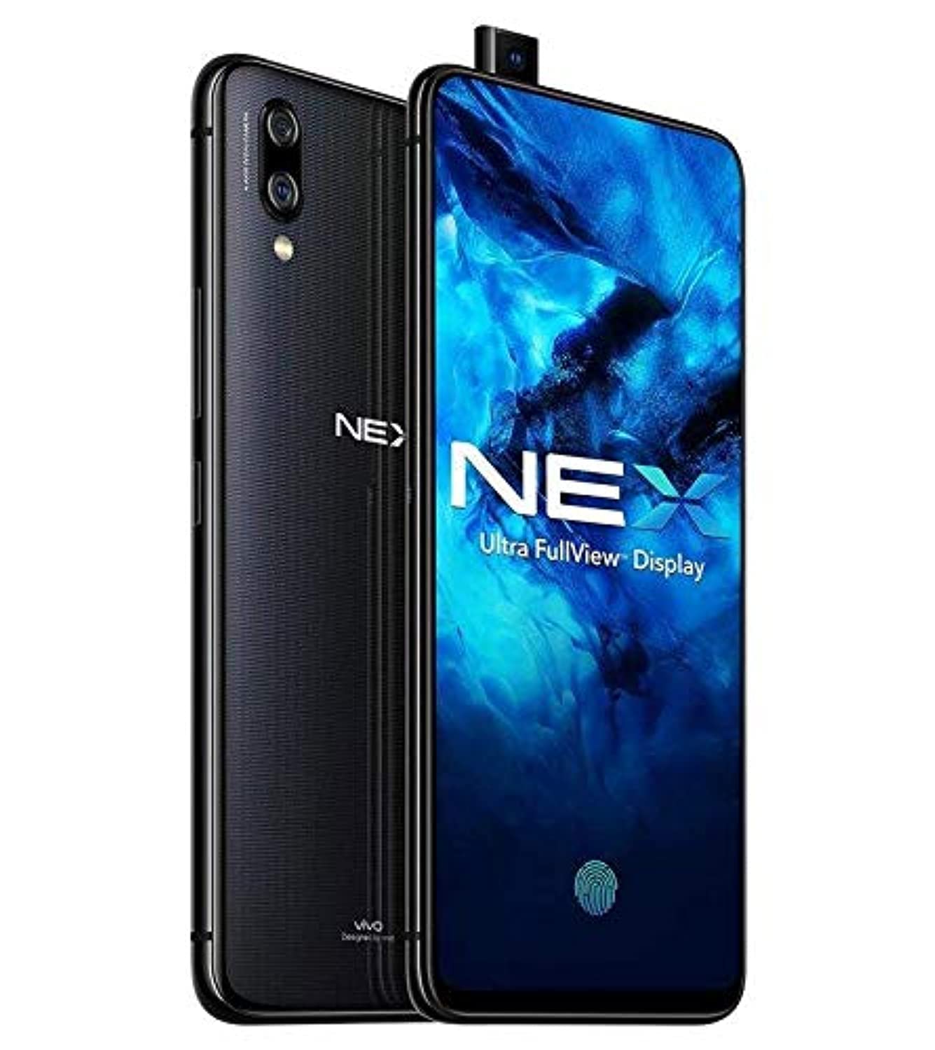 Vivo Nex Ultra Full Display Elevating Front Camera 8GB Ram 128GB 4G Lte (Black Rainbow)