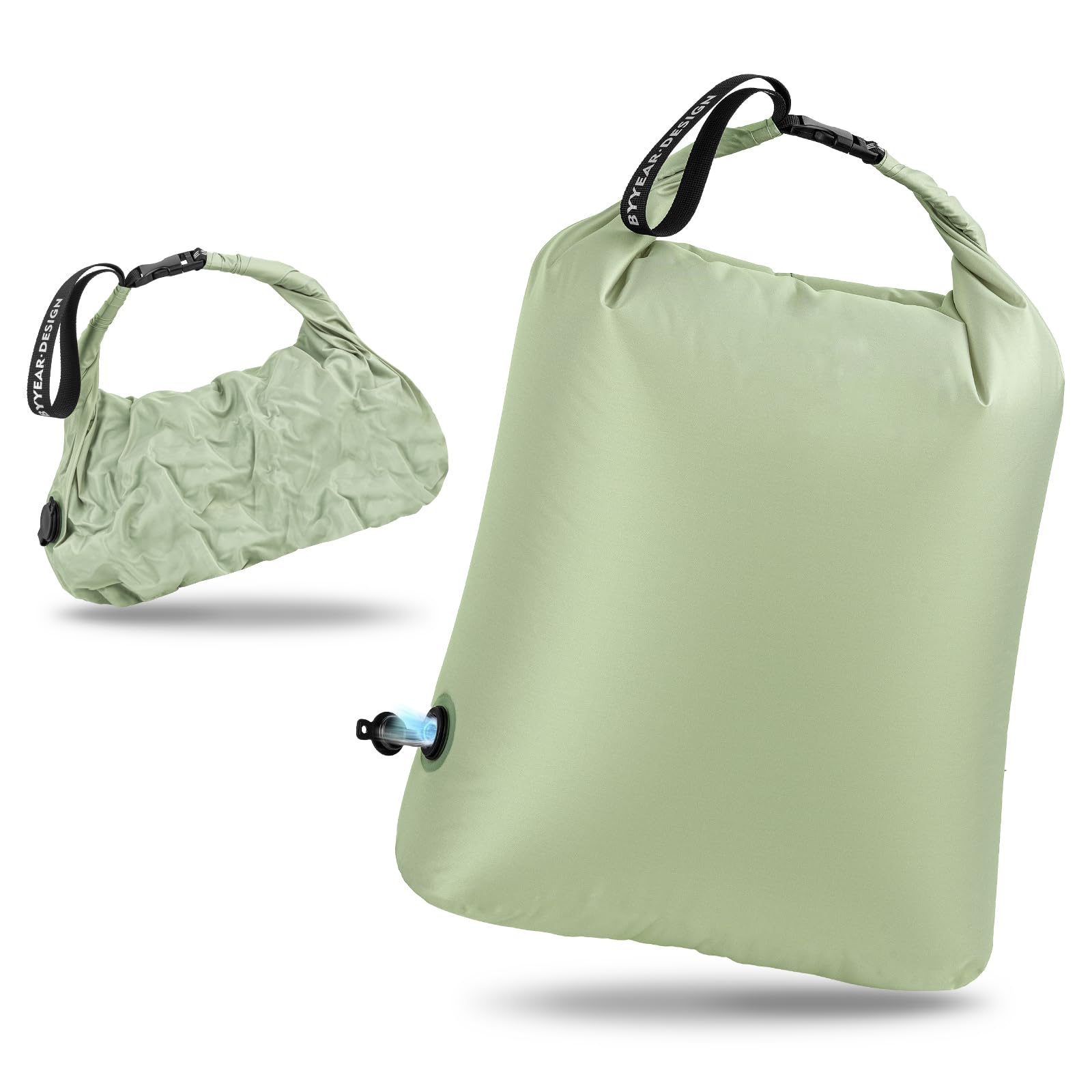 ByYear Travel Laundry Bag for Dirty Clothes, Waterproof Travel Compression Bags for Packing, Moisture-resistant Vacuum Storage Bag, Space-Saving Laundry Storage Organizer for Cruise, Swimming, Gym