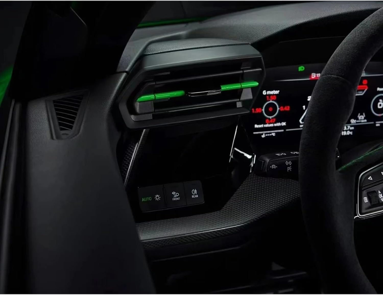 Fit For Audi A3 S3 RS3 8Y High Configuration Air Conditioning Vents In Green Style