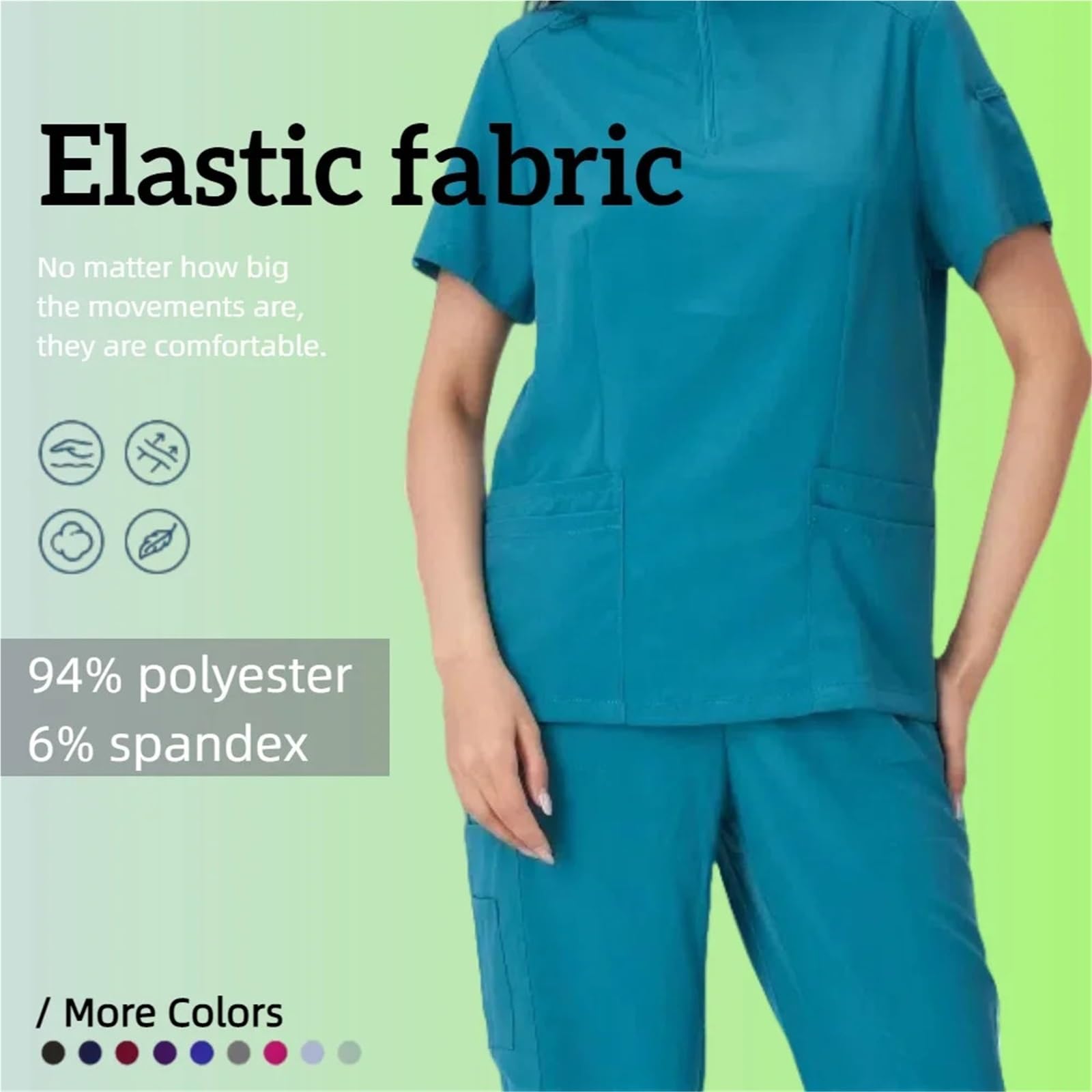 Kasacks Damen Pflege Unisex Medizinische Uniformen for V-ausschnitt Krankenschwester Scurbs Set Frauen Krankenhaus Arzt Arbeitskleidung Oral Dental Chirurgie Arbeits Uniform