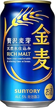 サントリー 金麦 5% 楽天市場】サントリー 金麦 350ml×24本（1ケース）【缶 ALC.5