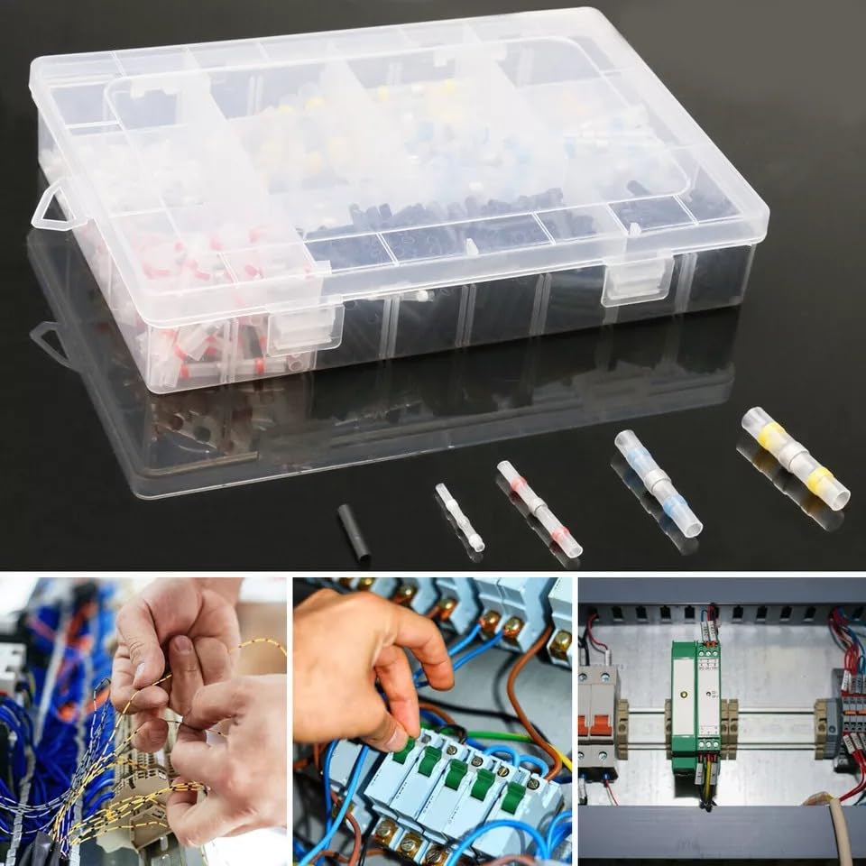 200 Pcs of 16-14 AWG Blue Male & Female Bullet Connectors Insulated Vinyl .156