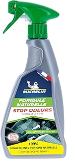 MICHELIN 009170 Stop-Odeurs, Désodorisant Voiture, Formule Naturelle, 500ml
