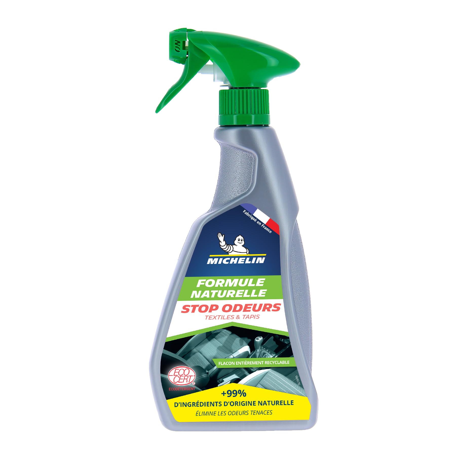 MICHELIN 009170 Odour Stopper, Car Air Freshener, Eco-Friendly, 500ml