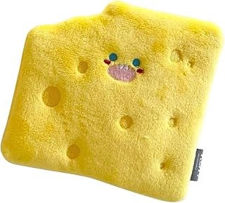 Cheese Shaped Snuffle Mat for Dogs Squeaky Foraging Toy Interactive Pet Sniff Pad Engaging Feeding for Dogs and Puppies