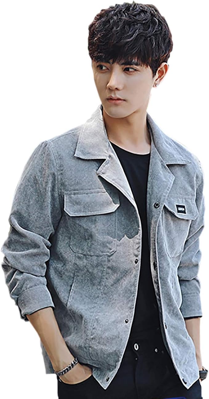 Amazon Make 2 Be メンズ アウター コーデュロイ ミリタリー ジャケット ファティーグシャツ シャツジャケット ウールミリタリーシャツ デニムシャツ 秋冬 トレンドアウター Mf96 コート ジャケット 通販