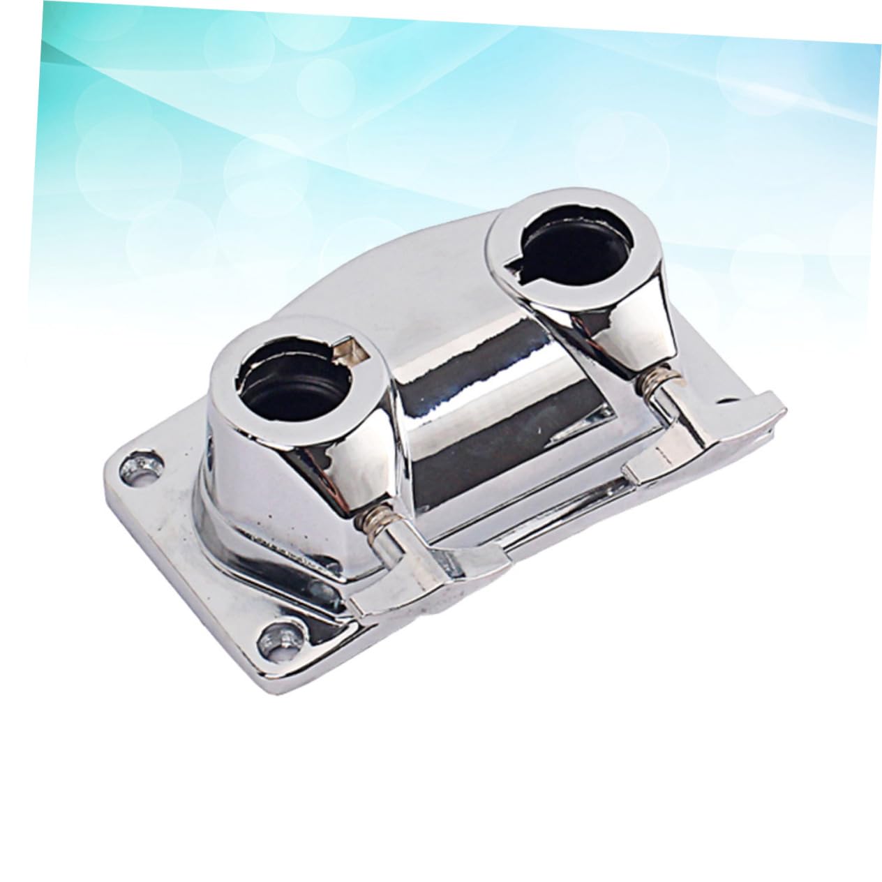 Abaodam Support De Batterie Métal à Double Trou Fixation Pour Tambour Et Cymbale Accessoire Percussion Léger Et Robuste Pour Kit De Batterie