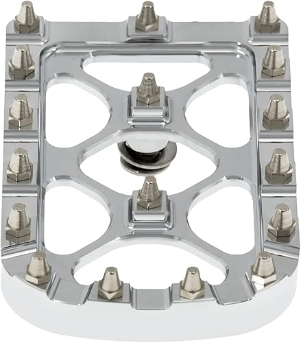 Miniatura 3 de HDBUBALUS Offroad - Cubierta de aluminio para pedal de freno grande Harley Touring Electra Glide Road Glide Heritage Softail Dyna Chrome