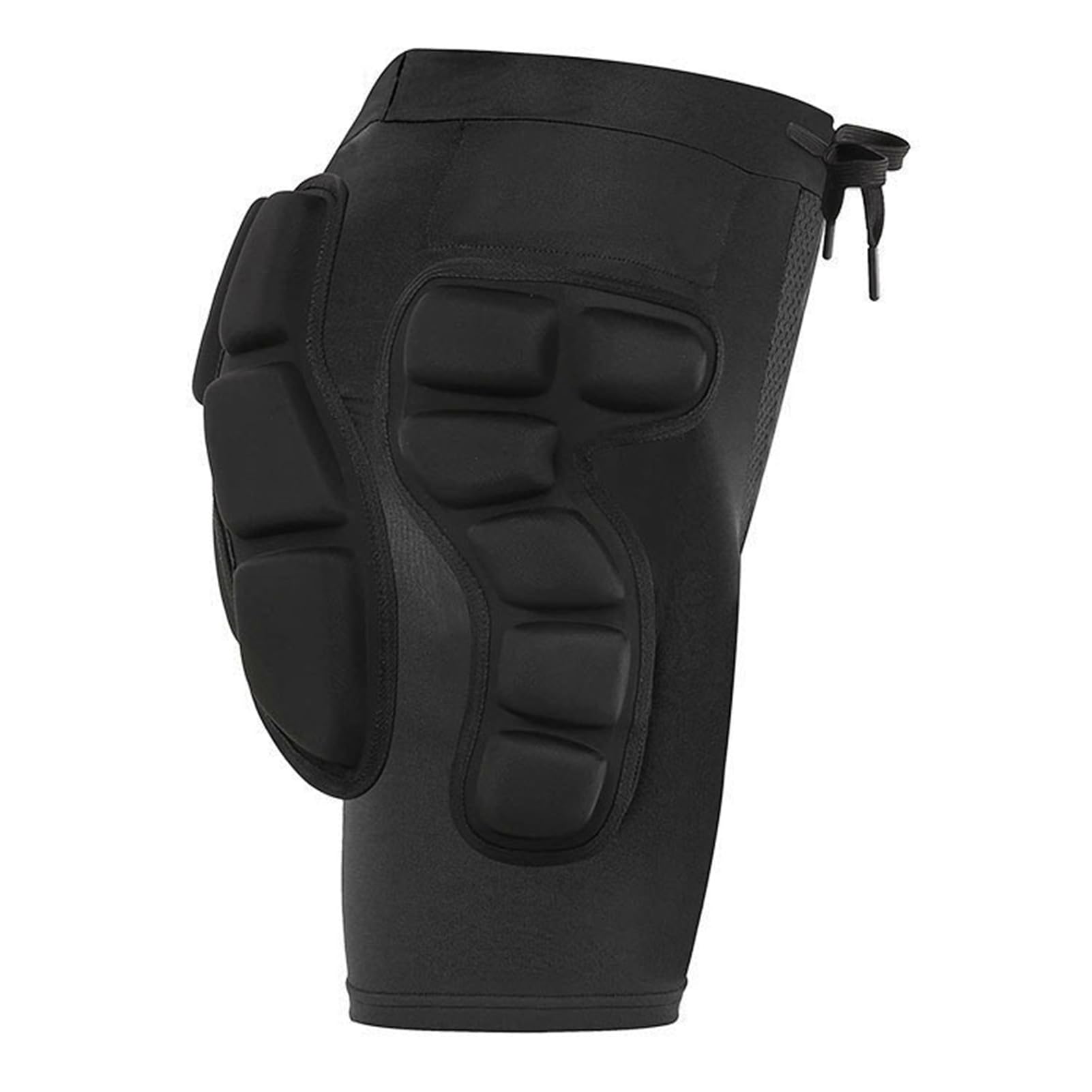 SIXRUN Short de Protection rembourré 3D en Tissu Doux avec Design Respirant à Séchage Rapide, Cordon de Serrage à la Taille élastique pour Le Ski, Le Patinage, Le Snowboard, Le