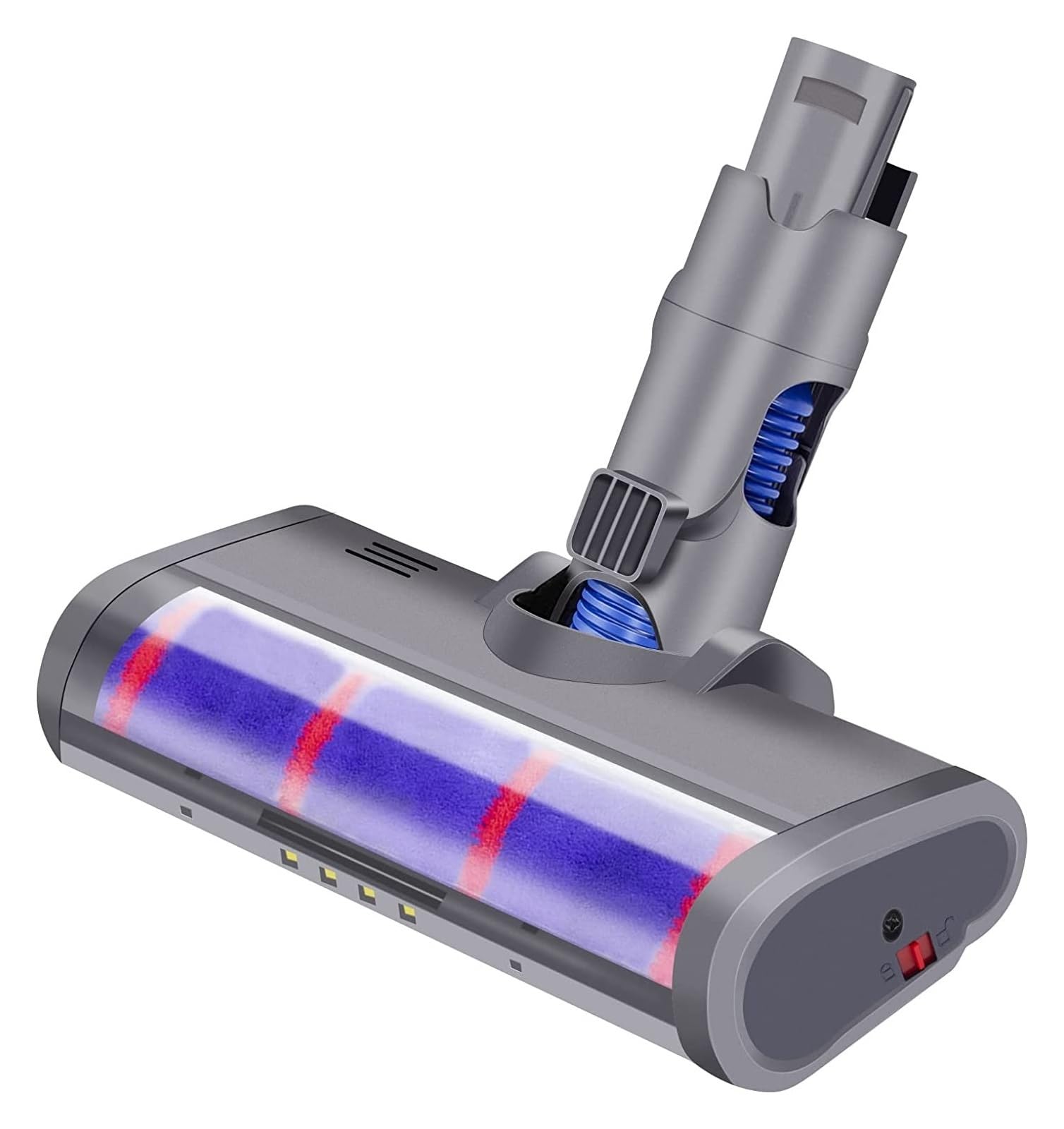 Genérico Herramienta de Cabezal Cepillo Suelo motorizado, Compatible con V6 DC58 DC59 DC61 DC62, Accesorios Rodillo barredor Suave for aspiradora