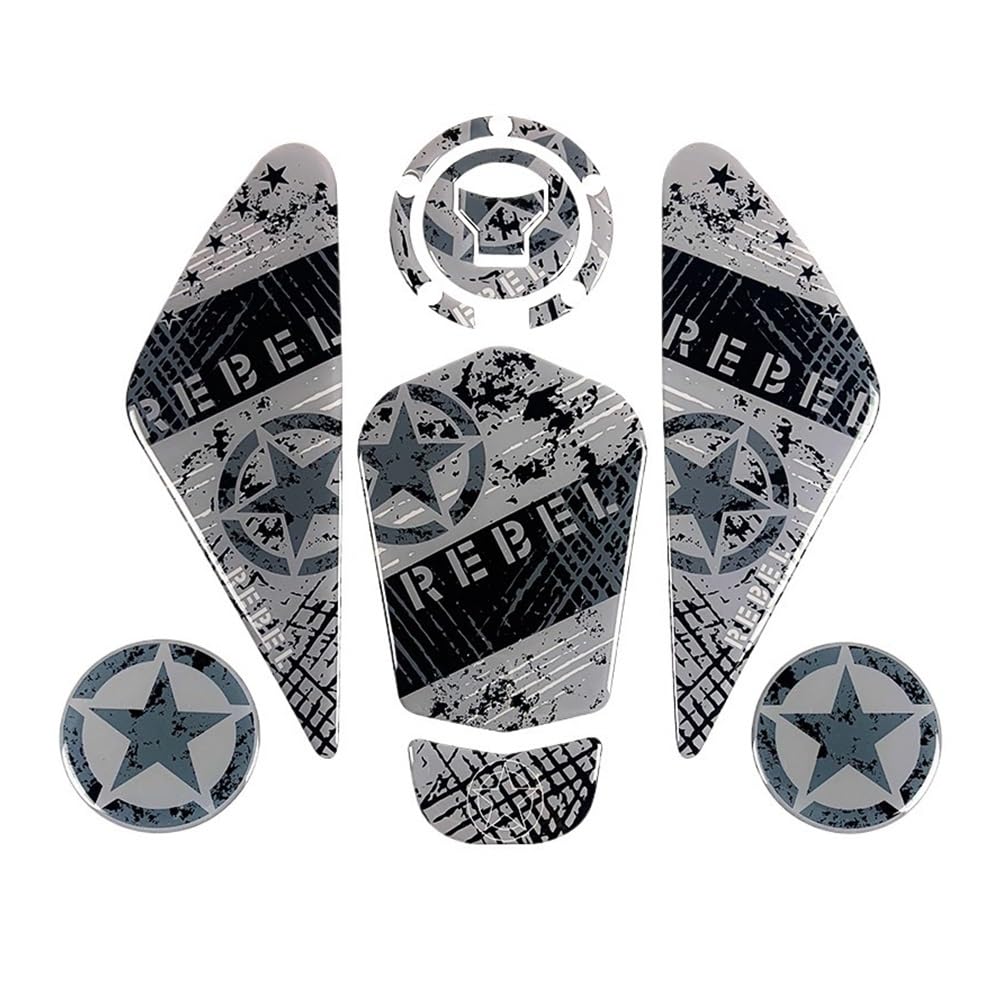 Autocollants de réservoir moto Rebel 500 pour vos balades et longs trajets