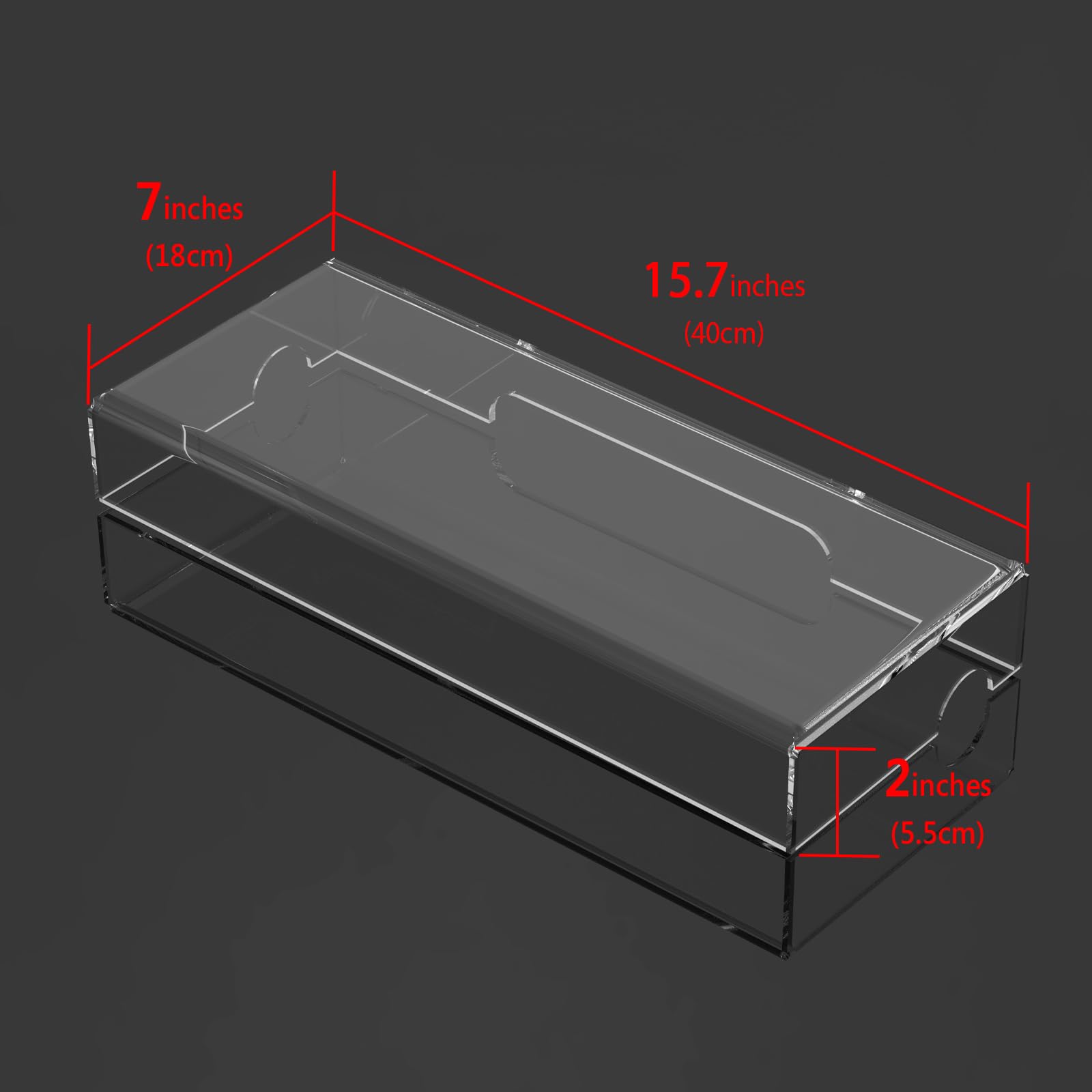 Cubierta Antipolvo de acrílico Transparente Geekria para teclados mecánicos Gaming Tenkeyless TKL 80% de 87 Teclas, Protector rígido para Logitech G Pro TKL/G Pro X TKL / G915 TKL