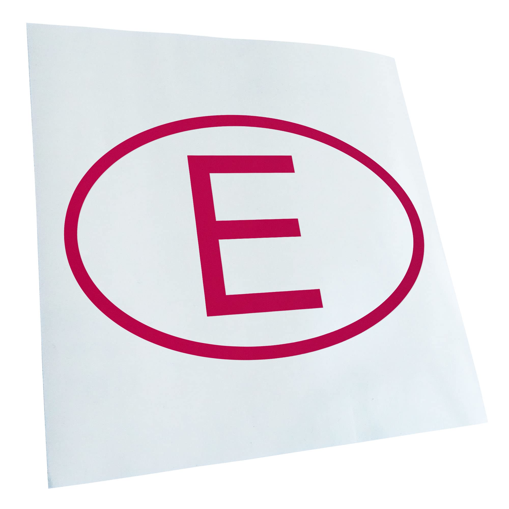 Kiwistar - Car Sticker - Pink - 50 x 33 cm Spain E - Rear Window Car Sticker Weatherproof for Car Truck Moped Truck - Sticker Exterior Self-Adhesive Tuning Accessories for Window Vehicle Window