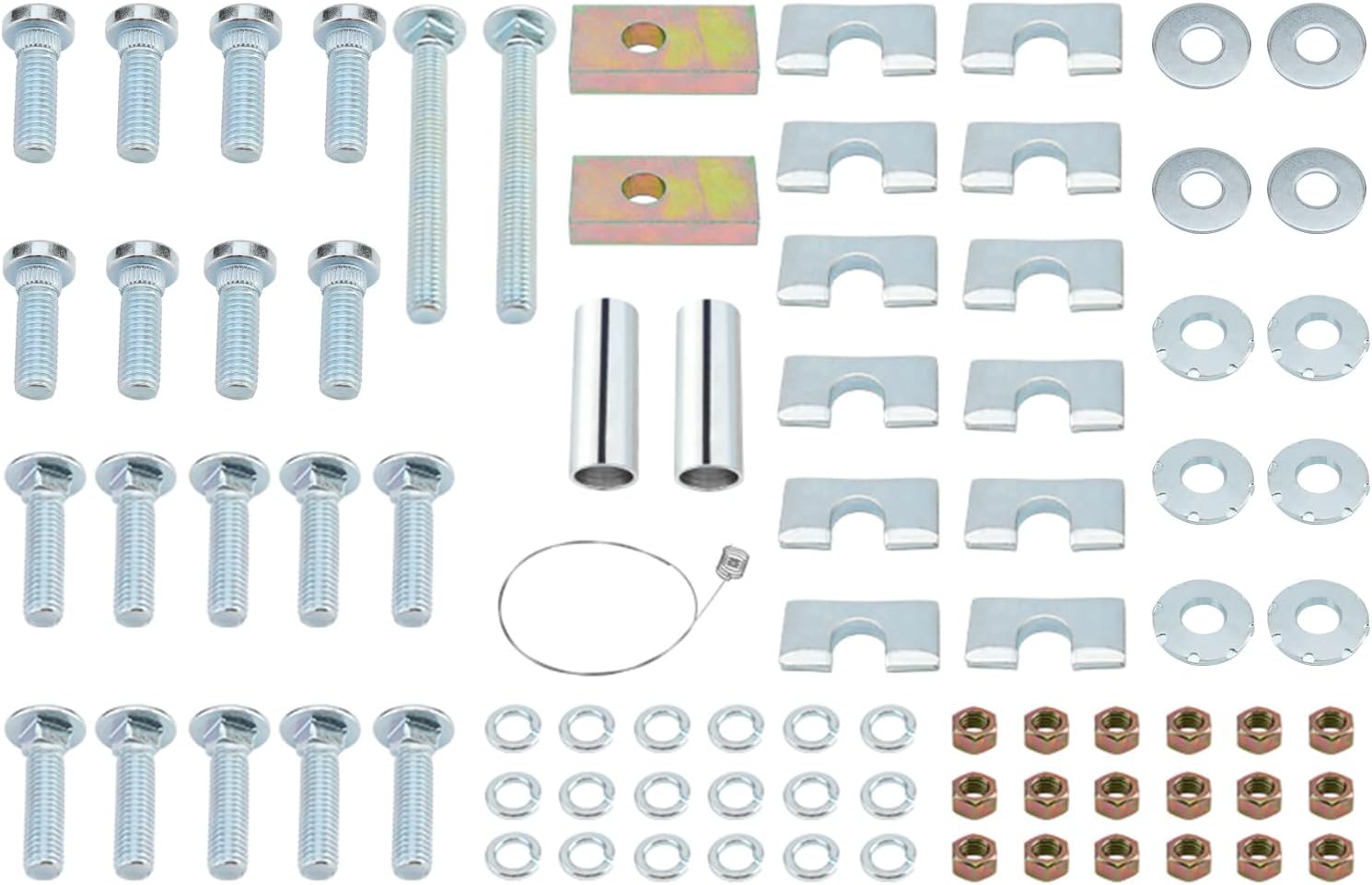 Universal Fifth Wheel Hardware Installtion Kit for Rails and Brackets, Universal 5th Wheel Hardware Replacement Part Replace# 16111