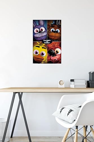Miniatura 4 de Trends International Five Nights at Freddy's - Póster de pared cuádruple, 14.725 x 22.375 pulgadas, versión premium sin marco