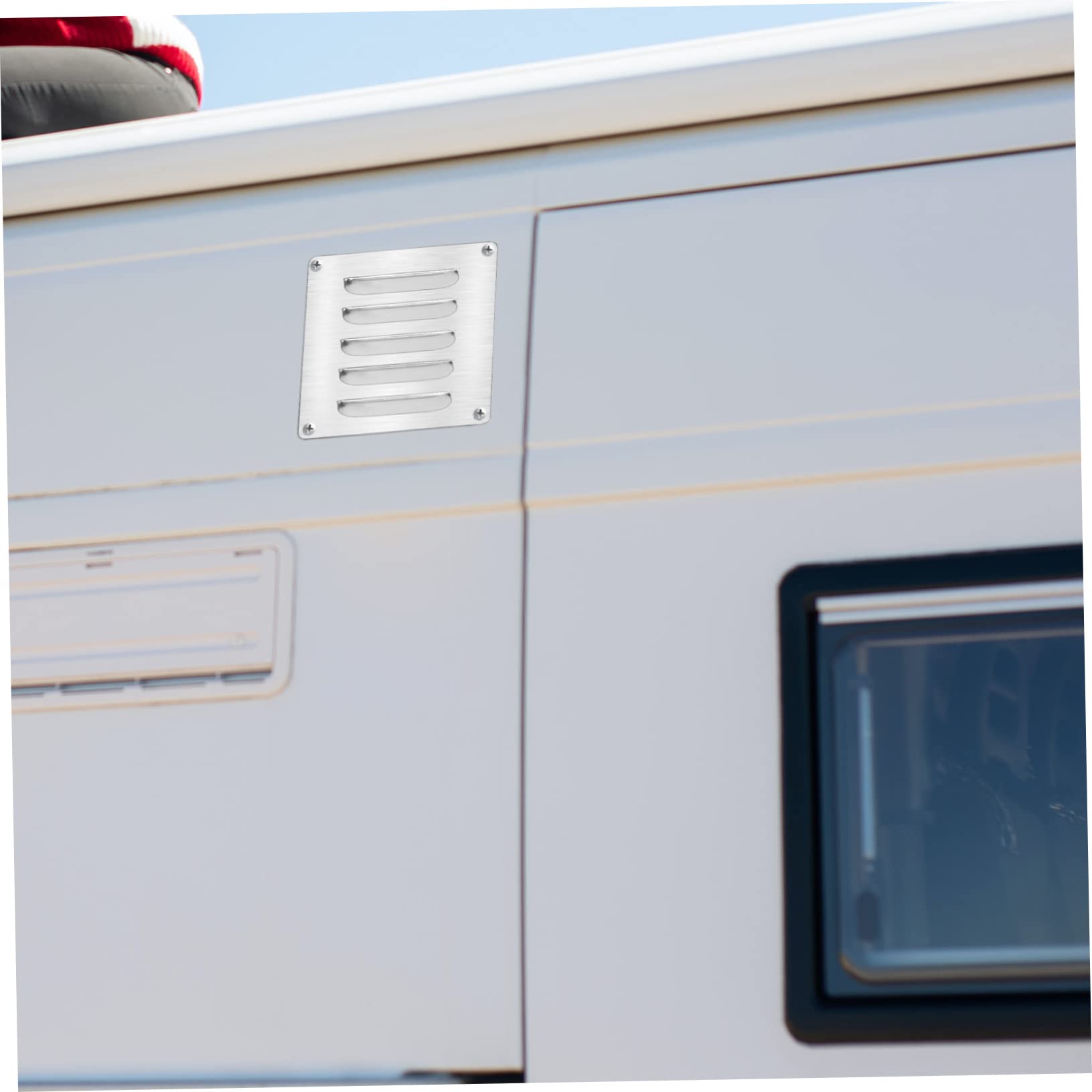 Balacoo 2pcs Ventilation Cover Marine Air Vent Boat Louver Vent Deflector Easy Install Boat Hardware