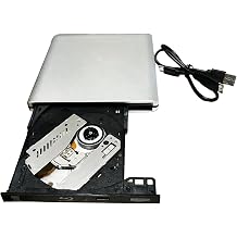 Ultra Slim Aluminum USB 3.0 External UHD 4K Blu-Ray Burner Writer BD-RE DVD RW Drive for Laptop and Mac PC use BU40N Movement Replace for WP50NB40 BP50NB40