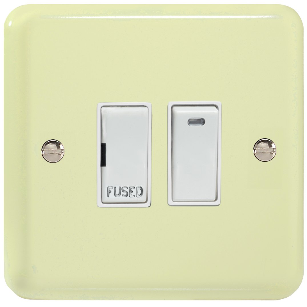 Varilight 13A Switched Fused Spur + Neon White Chocolate