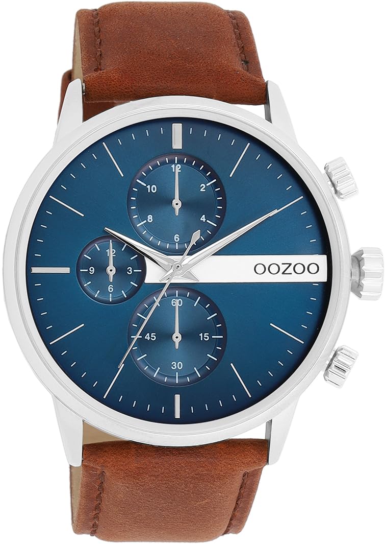 Oozoo Timepieces Herren Uhr | Armbanduhr Herren mit | Hochwertige Uhr für Männer | Edle Analog Herrenuhr in rund | C11220_C11229_Parent