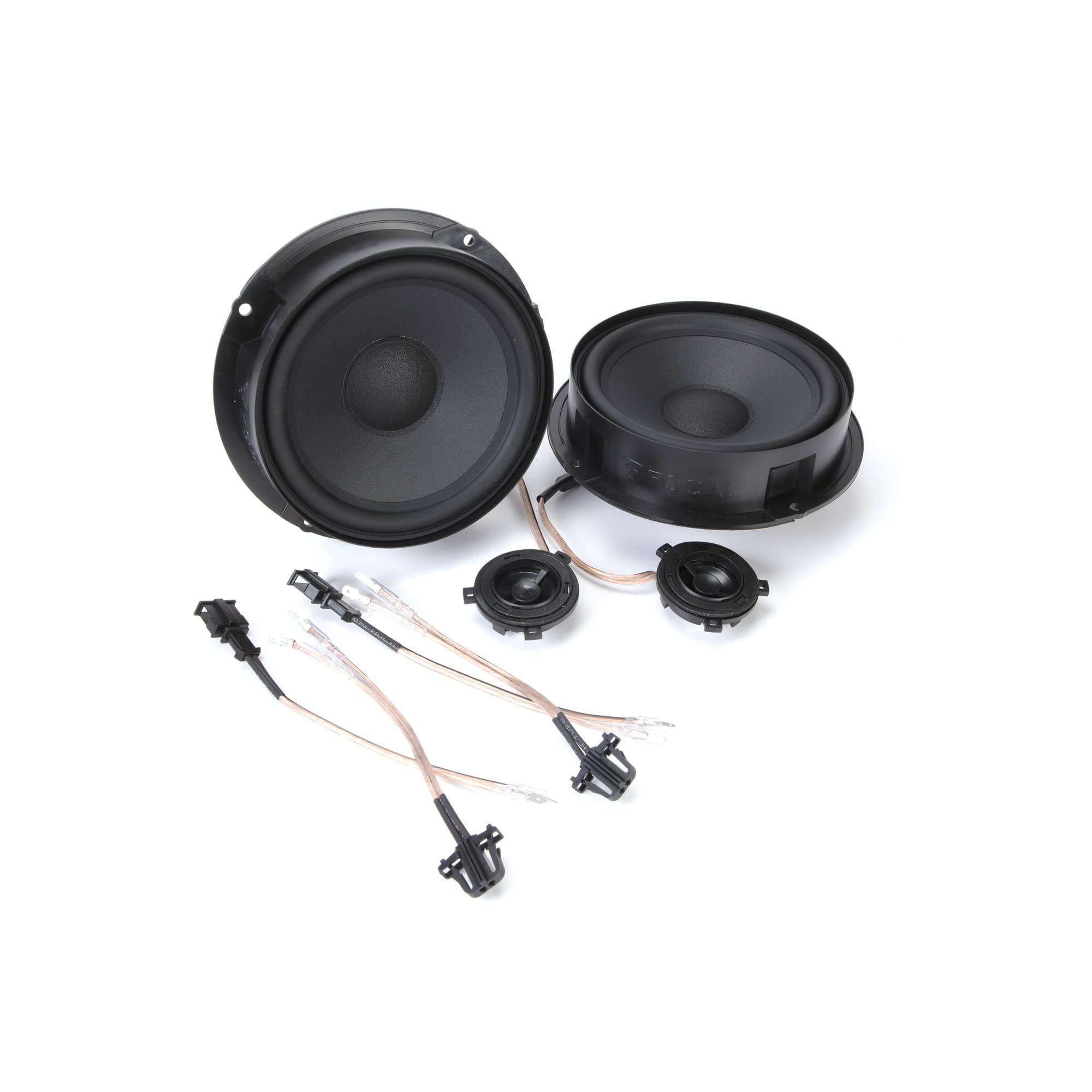 Focal ISVW155 Inside 2-Wege Compo 15.5 cm kompatibel mit Volkswagen VW, Seat, Skoda Fahrzeuge