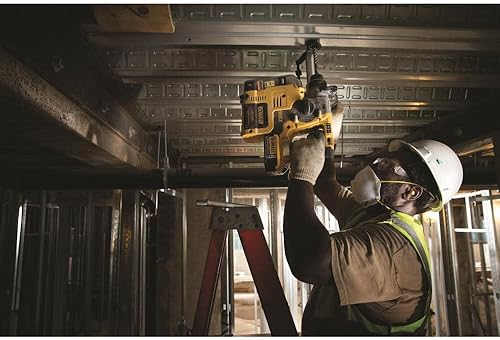 Miniatura 6 de DEWALT Martillo giratorio 20V MAX XR, SDS Plus, en forma de L, extractor de polvo a bordo, 1 pulgada (DCH273P2DHO)