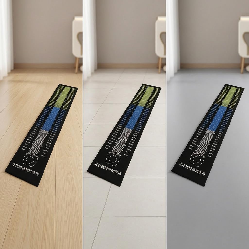 Tappeto Salto in Lungo, Antiscivolo, Design brevettato, Tappeto salto antiscivolo, Pratica sportiva a casa, Per principianti, style to 1