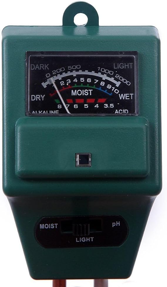 Soil Humidity Ph And Light Meter 3 Together