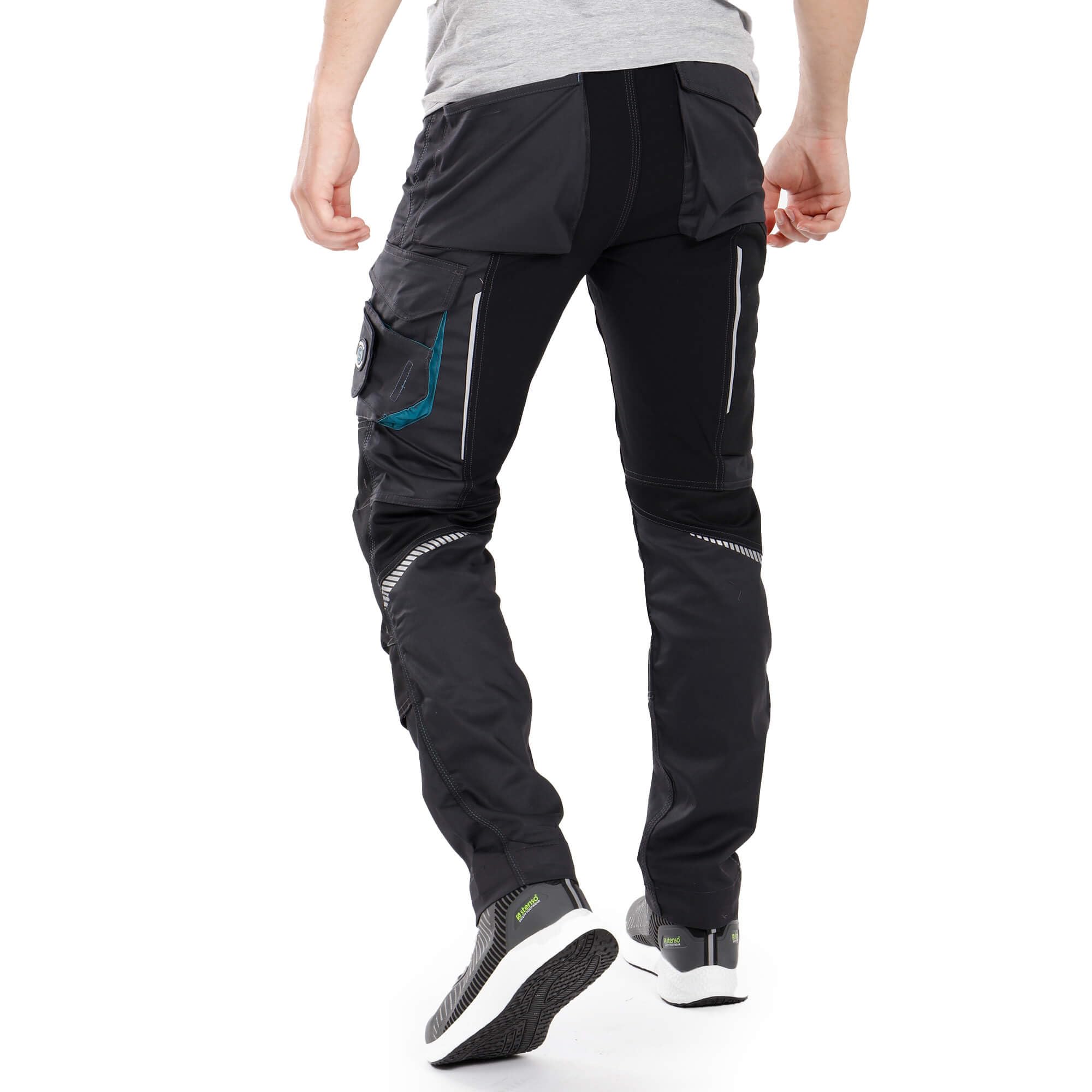 Stenso Revolt 4Stretch Pantaloni da Uomo - Pantaloni da Lavoro da Uomo - Pantaloni da Uomo Elastici con Tasche multifunzionali
