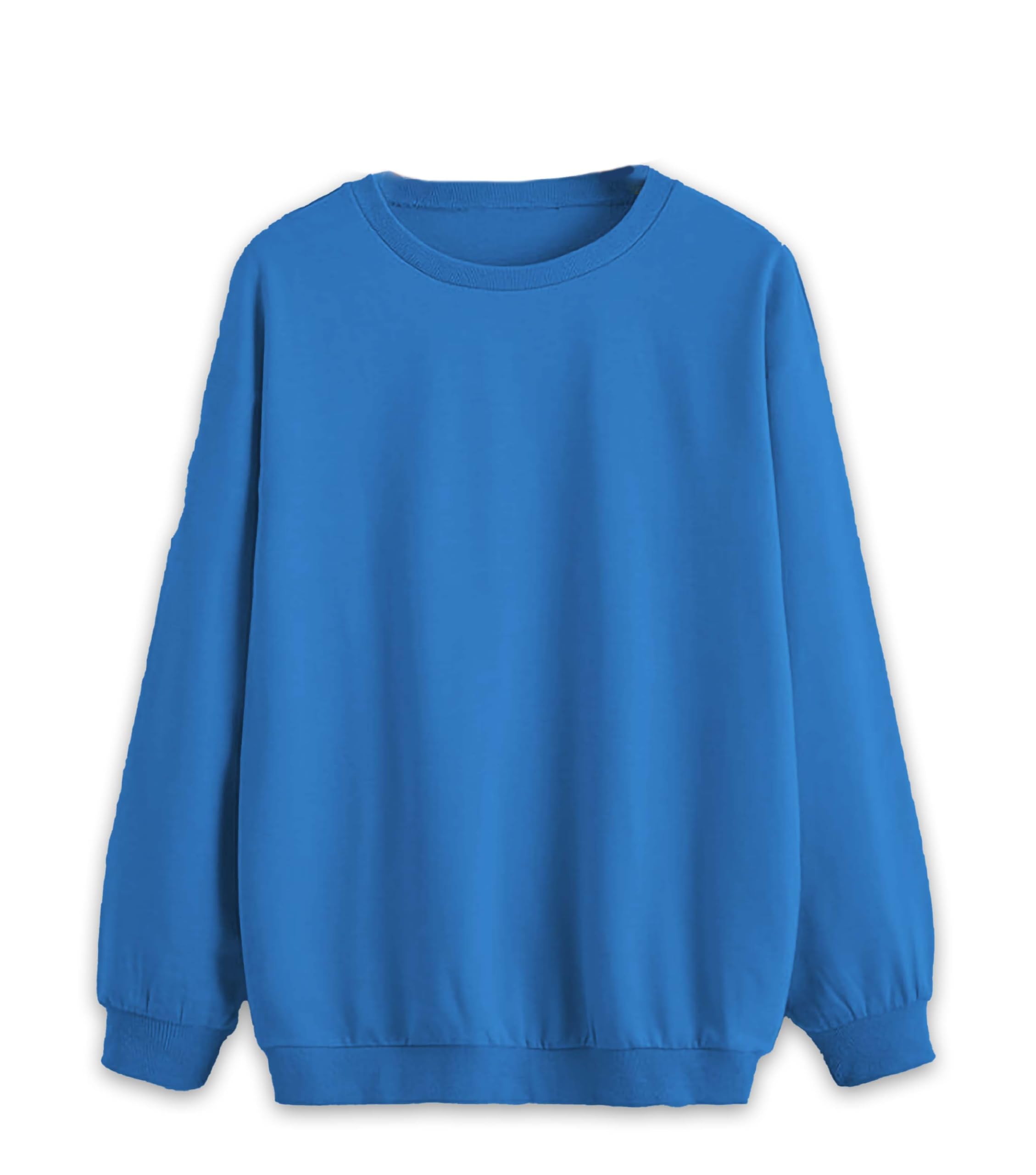 Mack Jonney Solid Round Neck Cotton Fleece Sweatshirt for Men-VMACK639167-picture-13