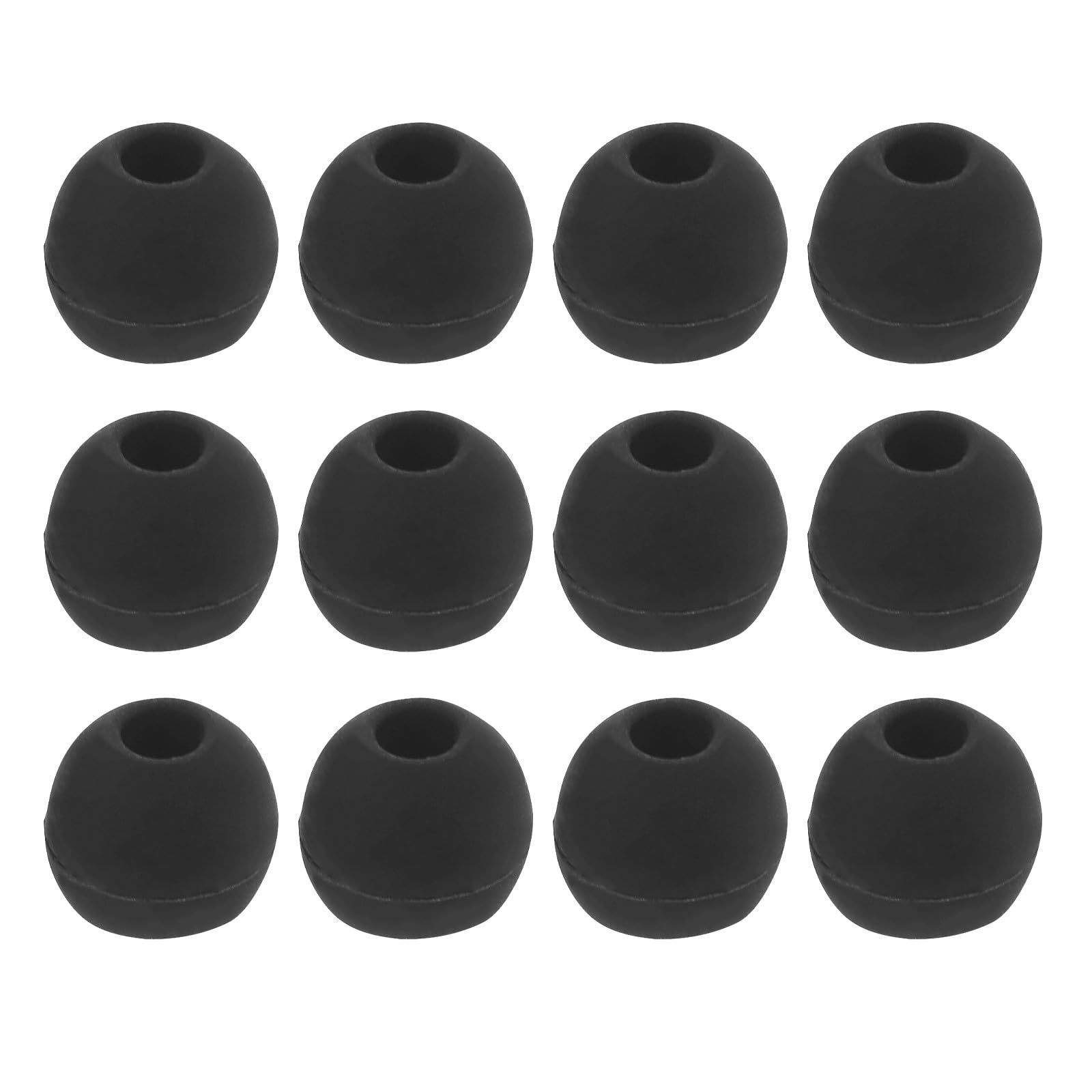 jojofuny 200 pezzi di cuscinetti auricolari di ricambio in silicone - cuscinetti auricolari morbidi per cuffie palestra ufficio sonno quotidiano viaggio