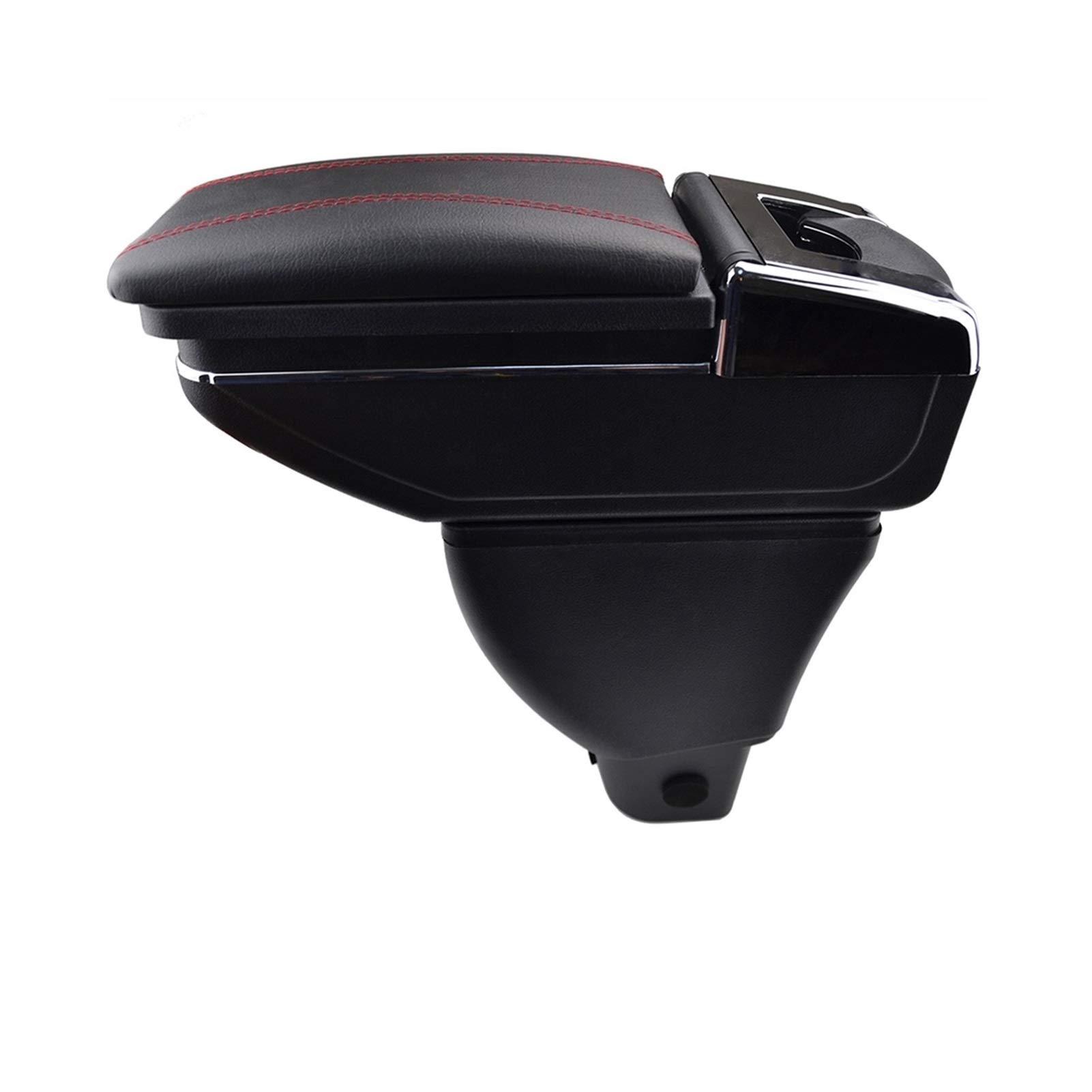 Schowek na konsolę środkową, dla Great Wall Hover M4 2012 2013 2014, Haval, M2 Coolbear 2010-2015 podłokietnik obrotowy Podłokietnik w konsoli środkowej samochodu(Red thread)